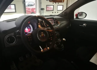 Wyposażenie jak marzenie w Abarth 595 Pista